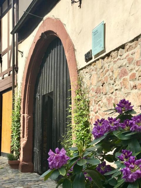 Turmwohnung Büdinger Hof Weinheim Exterior foto